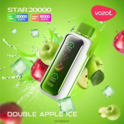 VOZOL Vape ダブルアップルアイス | VOZOL STAR 20000 206V6402